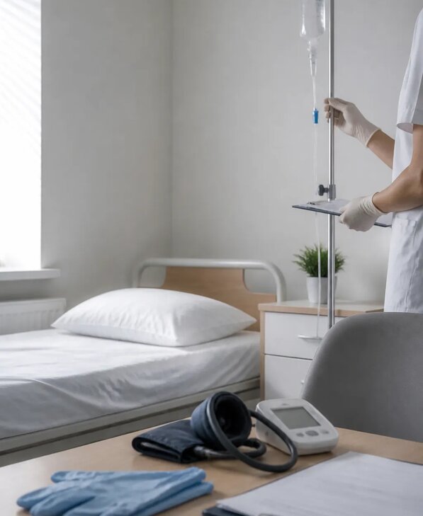 Вывод из запоя с госпитализацией в наркологической клинике в Биробиджане